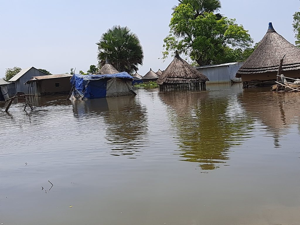 river floods Bor county South Sudan