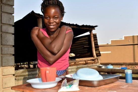 Ugandan female coffee farmer