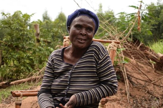 Female farmer in Kenya