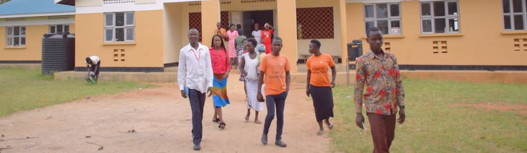 Participants in the e-voucher project against sexual and gender-based violence in Uganda.