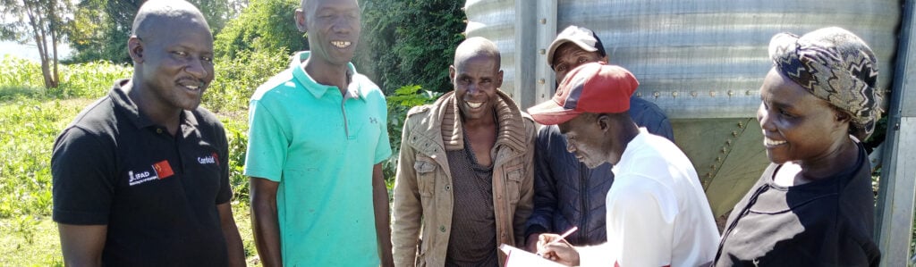 Members of a farmer cooperative in Kenya.