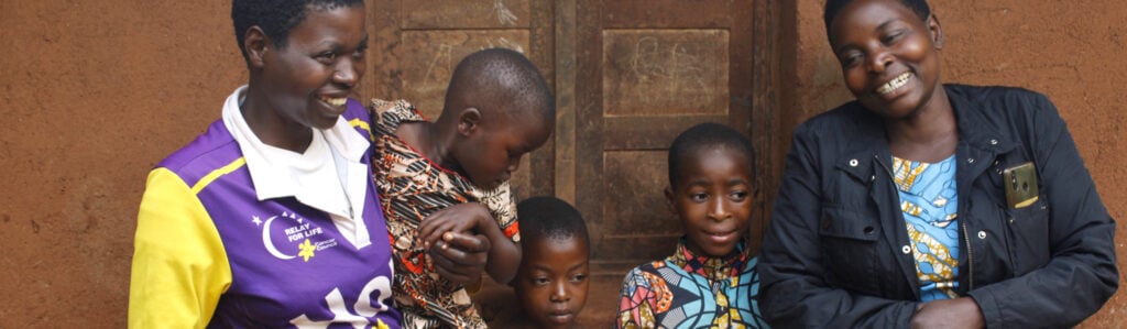 Burundian women and children.