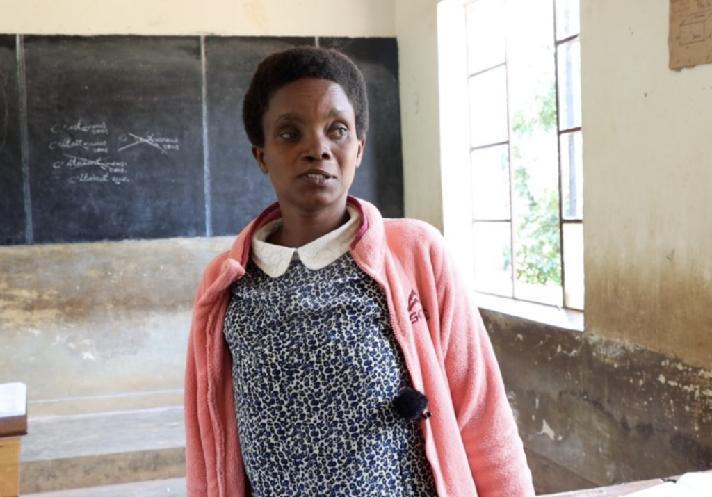 Burundian schoolteacher