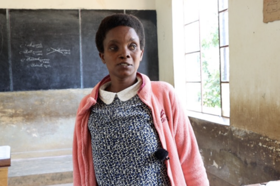 Burundian schoolteacher