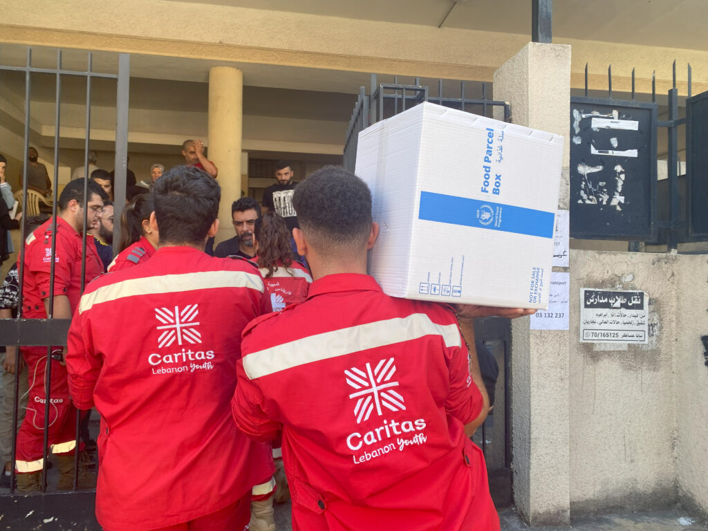 Caritas Lebanon delivers relief items