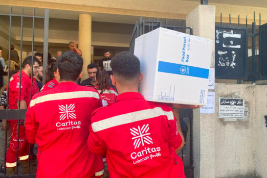 Caritas Lebanon delivers relief items