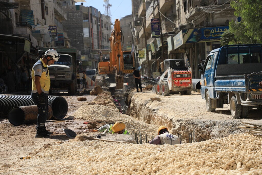 road construction works