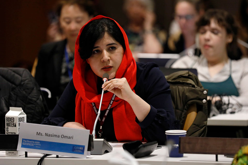 Nasima Omari Afghan gender activist